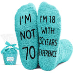 70th Birthday Gift Ideas for Women - Socks for 70 Year Old Birthday, Retirement Gifts for Older Elderly Women