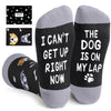 Dog Mom Gifts for Women - Gifts for Dog Lovers, Funny Dog Gifts, Silly Fun Gifts for Mom Her, Novelty Dog Socks In Black