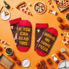 HAPPYPOP Pizza Socks for Women Men - Pizza Gifts For Lovers Makers, Pizza Stuff White Elephant Gifts