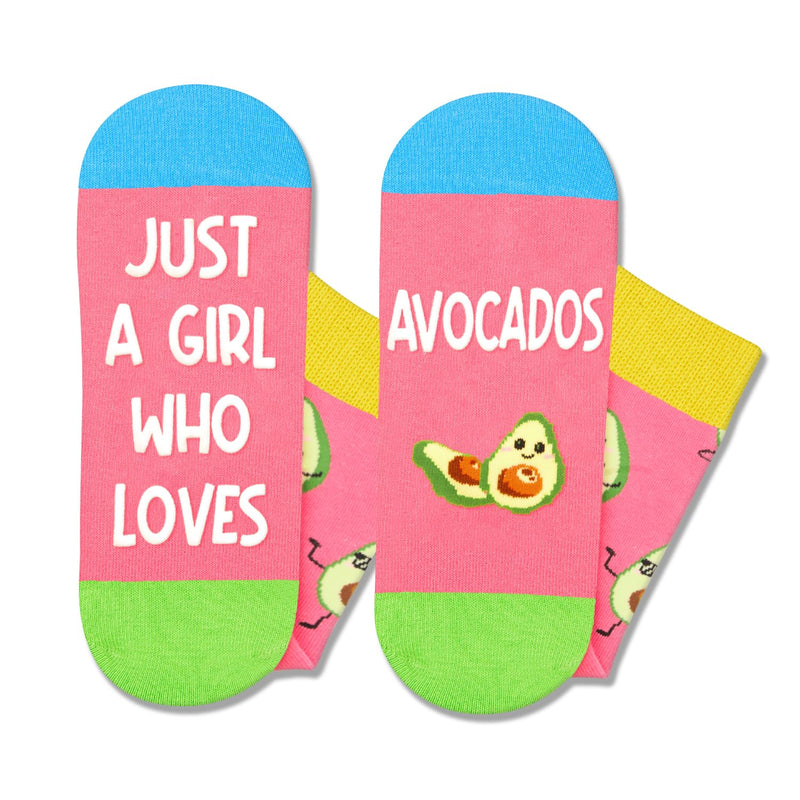 Avocado Gifts for Women Teen Girls - Novelty Avocado Socks, Funny Gifts for Avocado Lovers, Fruit Socks