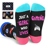 Gamer Gifts For Girl Women - Funny Gamer Stocking Stuffers, Gaming Socks Video Game Socks For Girls