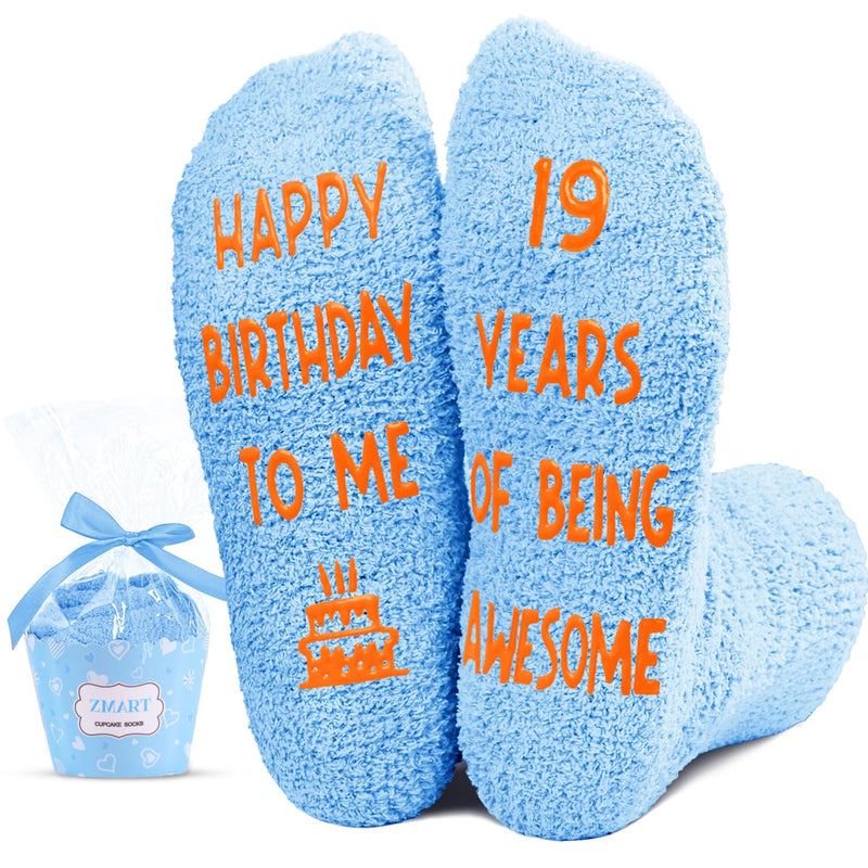 Birthday Gifts for 19 Year Old Male Female, Young Adult Gifts for 19 Year Old Boy Girl, 19th Birthday Gift Ideas, Happy Birthday Socks