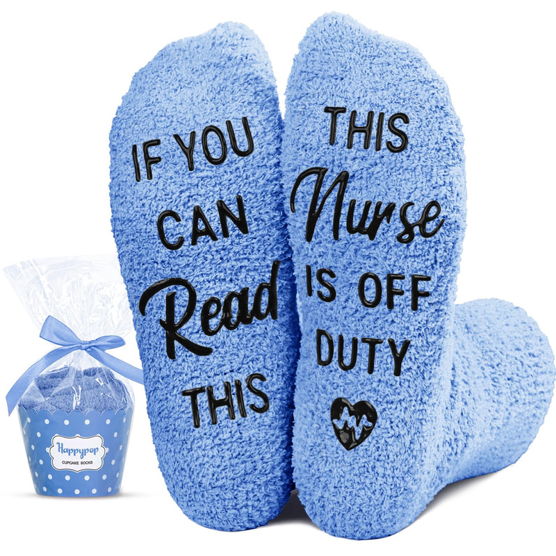 Nurse Gifts RN Gifts For Nurses CNA Gifts Nurse Day Gifts Future Nurse Gifts, Fuzzy Socks Nurse Off Duty Socks Nurse Socks Women In Blue