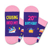 20th Birthday Gifts Socks Ideas for Women - Socks for 20 Year Olds Women Men, Best Gifts for 20 Year Olds, 20th Birthday Socks