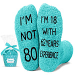 80th Birthday Gift Ideas for Women - Socks for 80 Year Old Birthday, Retirement Gifts for Older Elderly Women