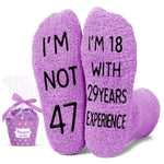 47th Birthday Gifts Ideas for Women - Socks for 47 Year Old Woman, 47th Birthday Gifts for Female, 47 Year Old Gifts for Her