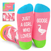 Goose Gifts for Goose Lovers - Funny Goose Socks for Women, Funny Goose Gifts for Teen Girls