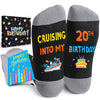 20th Birthday Gifts Socks Ideas - Socks for 20 Year Olds Women Men, Best Gifts for 20 Year Olds, 20th Birthday Socks