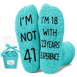 41st Years Old Birthday Gifts for Women - Socks for 41 Year Olds, Gift Ideas for 41 Year Olds, Best Gifts for 41 Year Old Woman