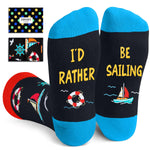 Sailing Gifts for Boat Owners Boater Captain - Funny Boating Gifts for Men Women Teens, Boating Gifts for Lovers Sailors, Sailing Boat Socks