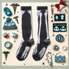 Halloween Gifts Socks Ideas - Spooky Gifts for Men Women, Halloween Gifts Skeleton Gifts for Man Woman