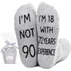 90th Birthday Gift Ideas for Men - Socks for 90 Year Old Birthday, Gifts For Old Men in their 90s