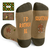 Bigfoot Gifts Sasquatch Gifts for Men Women - Big Foot Socks, Sasquatch Socks, Bigfoot Gifts, Camping Socks for Teens