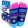 8th Birthday Gifts Ideas Socks - Gifts for Girls Boys Age 8, Presents for 8 Year Olds, Eight Year Old Gifts for Kids