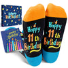 11th Birthday Gifts Socks Ideas - Socks for Kids Age 11, Eleven Year Old Gifts for Tween Boys Girls, Presents for 11 Year Olds