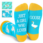 Goose Gifts Stocking Socks For Men Women - Goose Socks Xmas Stocking Stuffers For Mom Dad