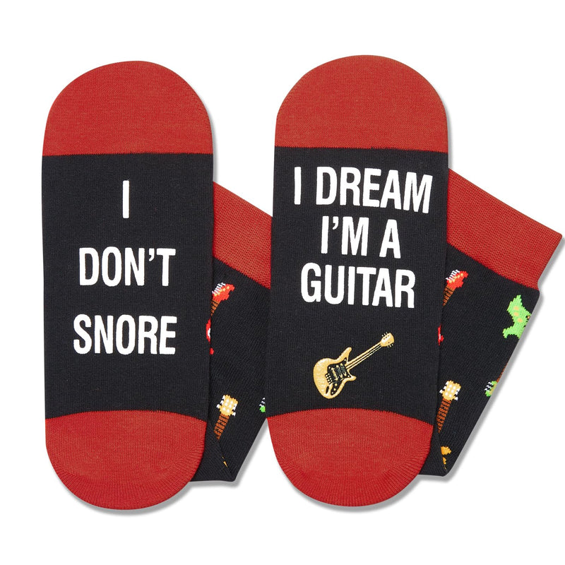 HAPPYPOP Guitar Gifts for Men Women Teens- Funny Socks Guitar Lovers Gifts, Music Gifts for Guitar Players Teachers