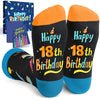 18th Birthday Gifts Ideas Socks - Gifts for 18 Year old Boy Girl, Birthday Present for Teens Age18