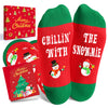 Christmas Gifts Stocking Socks for Girls Boys - Christmas Knee High Socks for Kids 2-3 Years