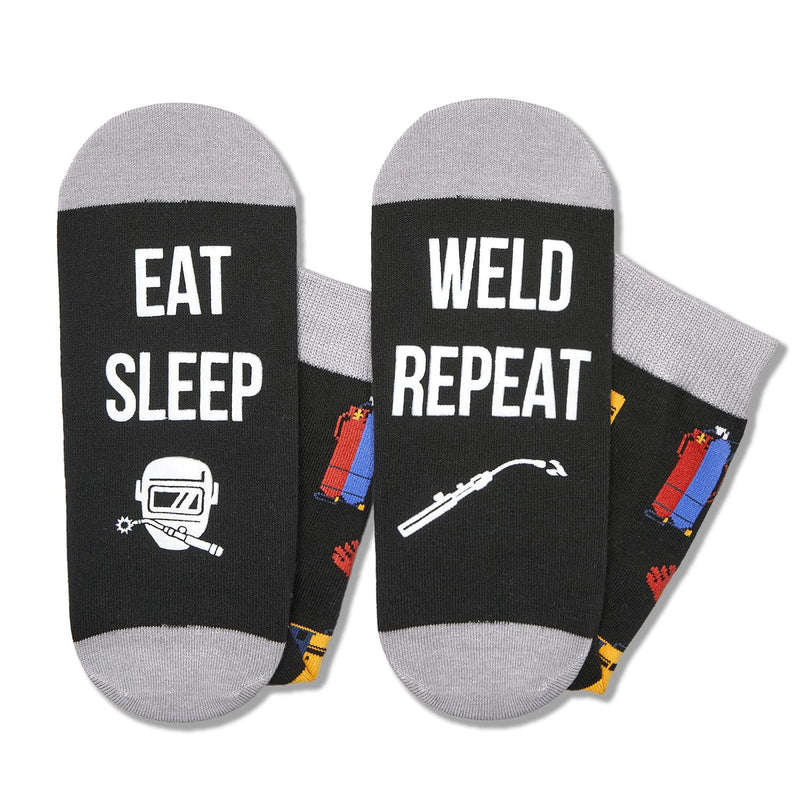 Zmart Welder Gifts for Men - Welding Gifts for Men Dad, Welder Gift Ideas, Welder Welding Socks for Men Him