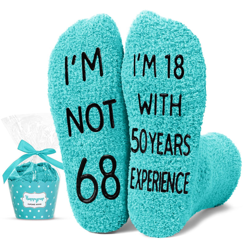 68th Birthday Gifts Ideas for Women - Socks for 68 Year Old Woman, 68 Year Old Gifts for Her, 68th Birthday Gifts for Female