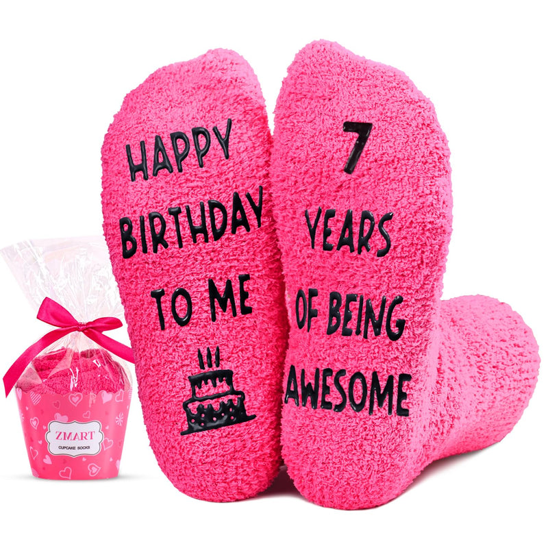 7th Birthday Gift Ideas Socks - Presents for 7 Year Old Girls Boys, Seven Year Old Gifts