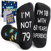 79th Birthday Gifts for Men - Socks for 79 Year Old Woman, 79 Birthday Gifts for 79 Year Old Elderly Man