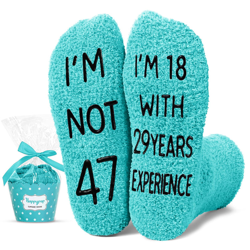 47th Years Old Birthday Gifts for Women - Socks for 47 Year Olds, Gift Ideas for 47 Year Olds, Best Gifts for 47 Year Old Woman