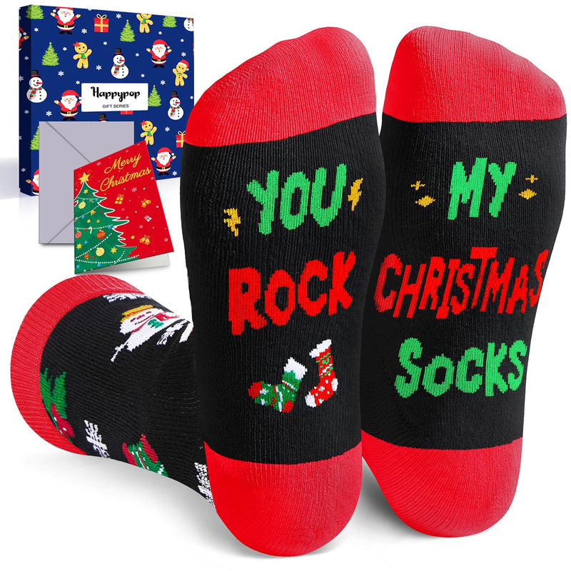 Christmas Gifts Stocking Socks For Men Women - Xmas Socks For Teens, Christmas Stocking Stuffers