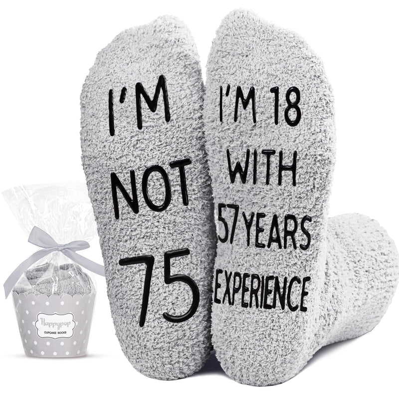 75th Birthday Gift Ideas for Men - Socks for 75 Year Old Birthday, Gifts For Old Men in their 75s