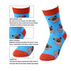 HAPPYPOP Animal Lover Gifts Ideas - Cute Corgi Socks, Shark Socks, Lllama Socks for Kids 10-12 Years