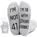 41st Birthday Gifts Ideas for Men - Socks for 41 Year Old Middle Aged Man, 41st Birthday Gifts for Him, 41 Year Old Gifts for Male