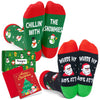 Christmas Gifts Stocking Socks for4-6 Years Old Kids - Christmas Snowmen Socks, Xmas Stocking Stuffers for Boys Girls