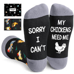 Chicken Socks for Women - Rooster Socks Men Women, Funny Chicken Gifts for Chicken Lovers Rooster Gifts