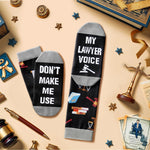 Lawyer Gifts for Men Women - Law School Graduation Gifts Attorney Gifts Social Justice Gifts, Lawyer Socks