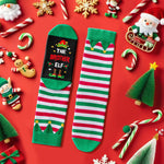 Christmas Gifts Stocking Socks for Men - Secret Santa Socks Xmas Stocking Stuffers for Him Brother - In Green