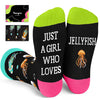 Jellyfish Gifts for Women Girls - Crazy Jellyfish Socks, Jellyfish Socks Animal Socks