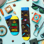 Best Uncle Socks For Men; Favorite Uncle Gifts Tio Gifts, Funny Uncle Gifts From Niece Nephew, Great Uncle Gifts