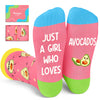 Avocado Gifts for Women Teen Girls - Novelty Avocado Socks, Funny Gifts for Avocado Lovers, Fruit Socks