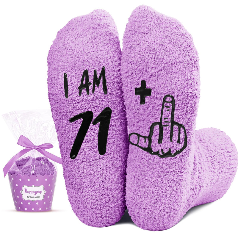 72nd Birthday Gifts Ideas for Women - Socks for 72nd Year Old Birthday Women, Best Gifts for 72 Older Lady Elderly