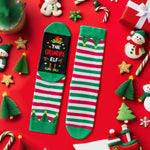 Christmas Gifts Stocking Socks for Men - Secret Santa Socks Xmas Stocking Stuffers for Him Grandpa - Grandpa Christmas Gifts In Green