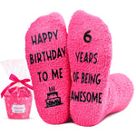 6th Birthday Gift Ideas Socks - Presents for 6 Year Old Girls Boys, 6t Socks, Six Year Old Gifts