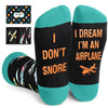 Funny Airplane Gifts for Men Women Teens - Unique Airplane Socks, Gifts for Aviation Lovers Airplane Lovers, Pilot Socks, Plane Gifts for Men