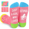 Octopus Gifts for Girls Women - Crazy Octopus Socks Ocean Gifts, Marine Animal Socks for Teens