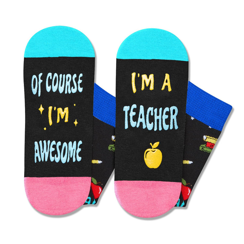 Teacher Appreciation Gifts Ideas - Teacher Socks for Men Women, Funny Teacher Gifts for Male Female Teachers, Teacher Christmas Gifts