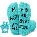 42nd Years Old Birthday Gifts for Women - Socks for 42 Year Olds, Gift Ideas for 42 Year Olds, Best Gifts for 42 Year Old Woman