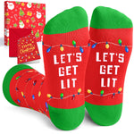 Christmas Gifts Stocking Socks for Women - Christmas Secret Santa Light Up Socks Xmas Stocking Stuffers for Teen Boys Girls