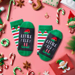 Christmas Gifts Stocking Socks For Men Women - Secret Santa Socks Xmas Stocking Stuffers for Mom Dad, Elf Christmas Socks