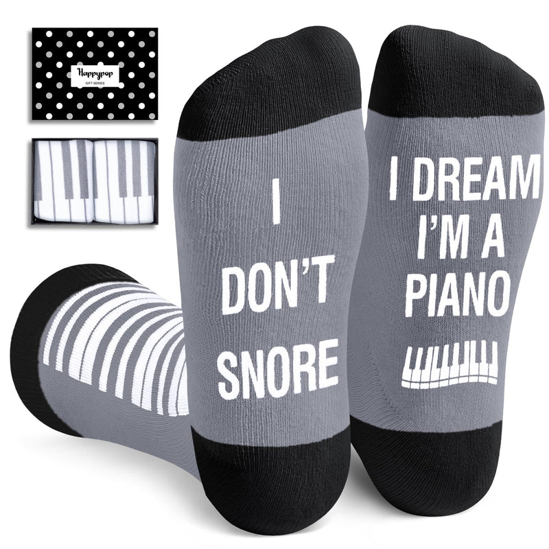 Piano Gifts for Men Women - Piano Socks for Piano Players Teachers, Music Socks for Musicians Teens