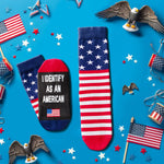 Patriots Gifts American Flag Gifts USA Gifts For Men Women Funny Republican Gifts, America Flag Socks Patriotic Patriots Socks USA Socks